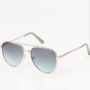 Aviator iridescent sunglasses